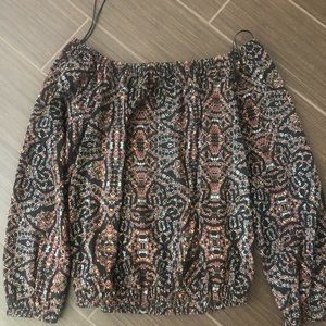 Three eighty two off the shoulder top